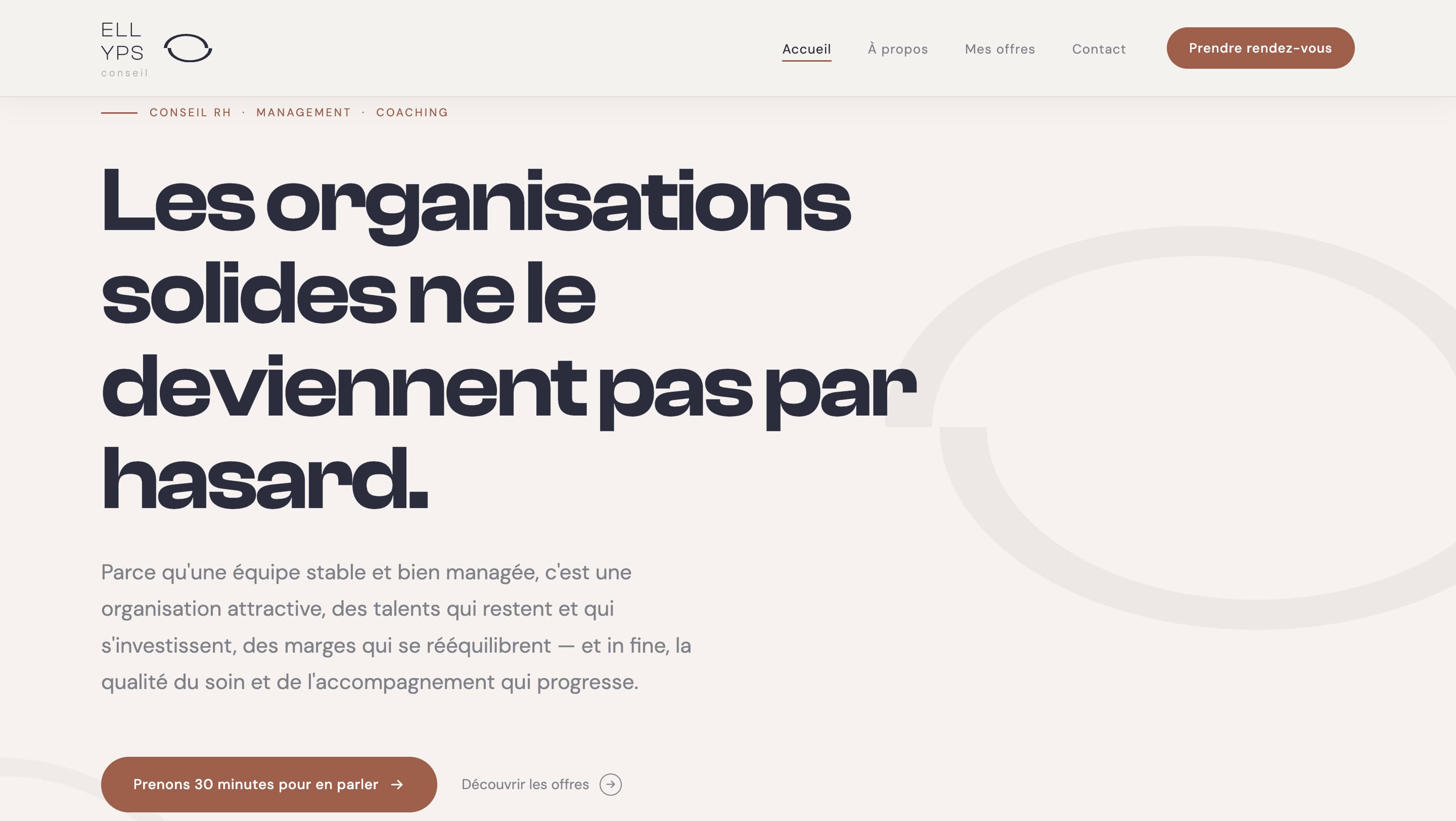 Aperçu du projet 01 — identité visuelle et site vitrine